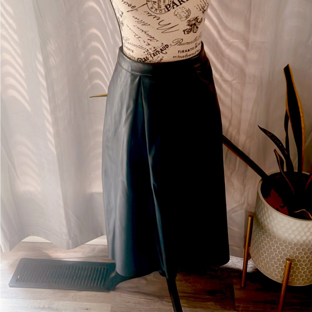 ASOS faux leather skirt